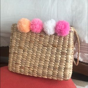 Handwoven sea grass bag